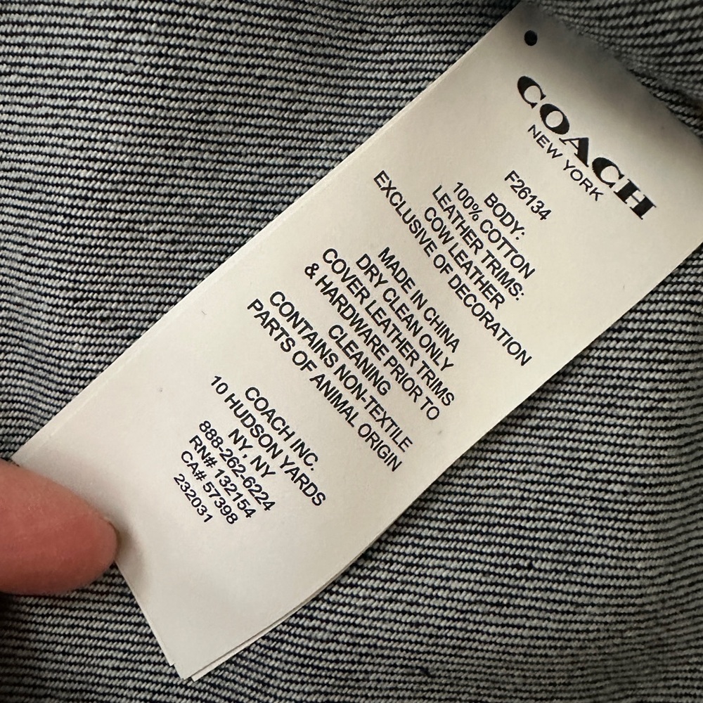 Coach Denim Jacket - Picture 7 of 8